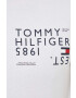 Tommy Hilfiger Bavlnené tričko biela farba s potlačou - Pepit.sk