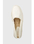 Tommy Hilfiger Espadrilky TH EMBROIDERED FLATFORM béžová farba na platforme FW0FW07014 - Pepit.sk