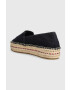 Tommy Hilfiger Espadrilky TH EMBROIDERED FLATFORM tmavomodrá farba na platforme FW0FW07014 - Pepit.sk