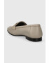 Tommy Hilfiger Kožené mokasíny ESSENTIAL LEATHER LOAFER dámske béžová farba na plochom podpätku FW0FW07769 - Pepit.sk