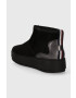 Tommy Hilfiger Kožené snehule METALLIC SUEDE SNOWBOOT čierna farba FW0FW07850 - Pepit.sk