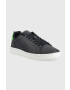 Tommy Hilfiger Kožené tenisky COURT SNEAKER LEATHER CUP tmavomodrá farba - Pepit.sk