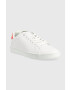 Tommy Hilfiger Kožené tenisky COURT SNEAKER LEATHER CUP tmavomodrá farba - Pepit.sk