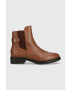 Tommy Hilfiger Kožené topánky chelsea Th Leather Flat Boot - Pepit.sk