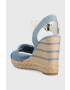 Tommy Hilfiger Sandále DENIM WEDGE SANDAL dámske na kline FW0FW07079 - Pepit.sk