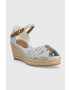 Tommy Hilfiger Sandále HIGH WEDGE SEERSUCKER dámske na kline FW0FW07158 - Pepit.sk