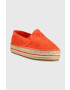 Tommy Hilfiger Semišové espadrilky TH SUEDE FLATFORM ESPADRILLE béžová farba na platforme FW0FW07069 - Pepit.sk