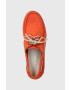 Tommy Hilfiger Semišové mokasíny TH BOAT SHOE CLASSIC NUBUCK pánske oranžová farba FM0FM04447 - Pepit.sk