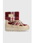 Tommy Hilfiger Snehule TARTAN SNOWBOOT béžová farba FW0FW07612 - Pepit.sk