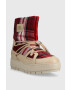 Tommy Hilfiger Snehule TARTAN SNOWBOOT béžová farba FW0FW07612 - Pepit.sk