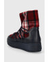 Tommy Hilfiger Snehule TARTAN SNOWBOOT tmavomodrá farba FW0FW07612 - Pepit.sk