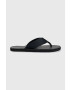 Tommy Hilfiger Žabky HILFIGER LEATHER BEACH SANDAL pánske tmavomodrá farba FM0FM04548 - Pepit.sk