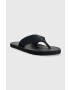 Tommy Hilfiger Žabky HILFIGER LEATHER BEACH SANDAL pánske tmavomodrá farba FM0FM04548 - Pepit.sk