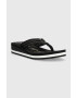 Tommy Hilfiger Žabky Mid Siganture Beach Sandal Wmn dámske čierna farba na kline - Pepit.sk