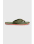 Tommy Hilfiger Žabky PATCH HILFIGER BEACH SANDAL pánske zelená farba FM0FM04470 - Pepit.sk