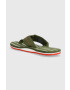 Tommy Hilfiger Žabky PATCH HILFIGER BEACH SANDAL pánske zelená farba FM0FM04470 - Pepit.sk