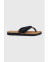 Tommy Hilfiger Žabky TH ELEVATED BEACH SANDAL dámske čierna farba na plochom podpätku FW0FW06985 - Pepit.sk