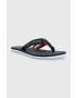 Tommy Hilfiger Žabky TOMMY ESSENTIAL ROPE SANDAL dámske tmavomodrá farba na plochom podpätku FW0FW07142 - Pepit.sk