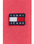 Tommy Jeans Bavlnená mikina dámska biela farba jednofarebná - Pepit.sk