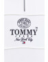 Tommy Jeans Bavlnená mikina dámska s kapucňou s potlačou - Pepit.sk