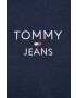 Tommy Jeans Bavlnené tričko pánsky tmavomodrá farba s nášivkou - Pepit.sk