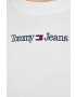 Tommy Jeans Bavlnené tričko s dlhým rukávom - Pepit.sk