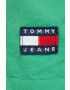 Tommy Jeans Bunda dámska šedá farba zimná oversize - Pepit.sk