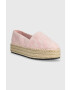 Tommy Jeans Espadrilky LOGOMANIA ESPADRILLE béžová farba na platforme EN0EN02079 - Pepit.sk