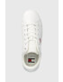 Tommy Jeans Kožené tenisky TJW FLATFORM ESS biela farba EN0EN02518 - Pepit.sk