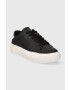 Tommy Jeans Kožené tenisky TJW LEATHER CUPSOLE ESS čierna farba EN0EN02507 - Pepit.sk