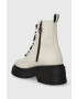 Tommy Jeans Kožené workery TJW LACE UP BOOT CHUNKY dámske béžová farba na platforme EN0EN02404 - Pepit.sk