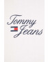 Tommy Jeans Mikina dámska ružová farba s kapucňou s potlačou - Pepit.sk