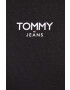 Tommy Jeans Mikina dámska čierna farba s potlačou - Pepit.sk