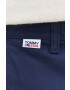 Tommy Jeans Nohavice dámske čierna farba široké vysoký pás - Pepit.sk