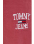 Tommy Jeans Nohavice dámske ružová farba jednofarebné - Pepit.sk