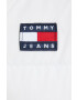 Tommy Jeans Páperová bunda dámska biela farba zimná - Pepit.sk