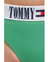 Tommy Jeans Plavkové nohavičky zelená farba - Pepit.sk