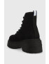 Tommy Jeans Topánky LACE UP FESTIV BOOTS dámske čierna farba EN0EN02133 - Pepit.sk