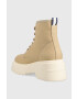 Tommy Jeans Tenisky LACE UP FESTIV BOOTS dámske béžová farba EN0EN02133 - Pepit.sk