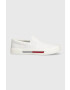 Tommy Jeans Tenisky SLIP-ON SIGNATURE DETAILING dámske biela farba EN0EN02088 - Pepit.sk