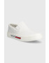 Tommy Jeans Tenisky SLIP-ON SIGNATURE DETAILING dámske biela farba EN0EN02088 - Pepit.sk