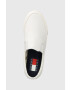 Tommy Jeans Tenisky SLIP-ON SIGNATURE DETAILING dámske biela farba EN0EN02088 - Pepit.sk