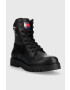 Tommy Jeans Workery TJW LACE UP BOOT dámske čierna farba na platforme EN0EN02314 - Pepit.sk