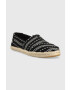 Toms Espadrilky Alpargata Rope čierna farba 10019676 - Pepit.sk