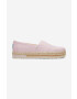 Toms Espadrilky Heavy Twill Platform Rope Alpargata ružová farba - Pepit.sk