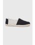 Toms Espadrilky University Stripes čierna farba - Pepit.sk