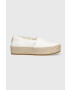 Toms Espadrilky Valencia biela farba na platforme 10019820 - Pepit.sk