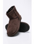 Ugg Členkové topánky Classic Ultra Mini dámske hnedá farba na plochom podpätku zateplené 1016222.CHO - Pepit.sk