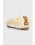 Ugg Detské papuče T PLUSHY SLIPPER béžová farba - Pepit.sk