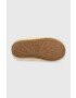 Ugg Detské papuče T PLUSHY SLIPPER béžová farba - Pepit.sk